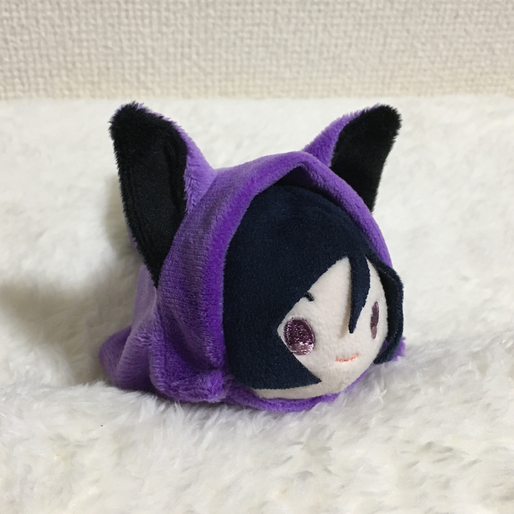 もちマス/もちころりん着ぐるみ きつね バイオレット&ブラック