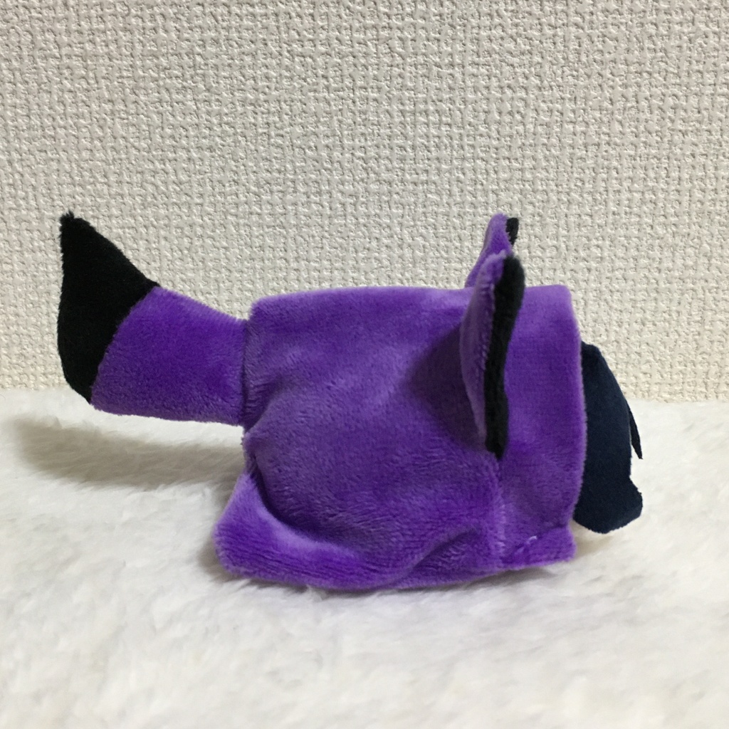 もちマス/もちころりん着ぐるみ きつね バイオレット&ブラック