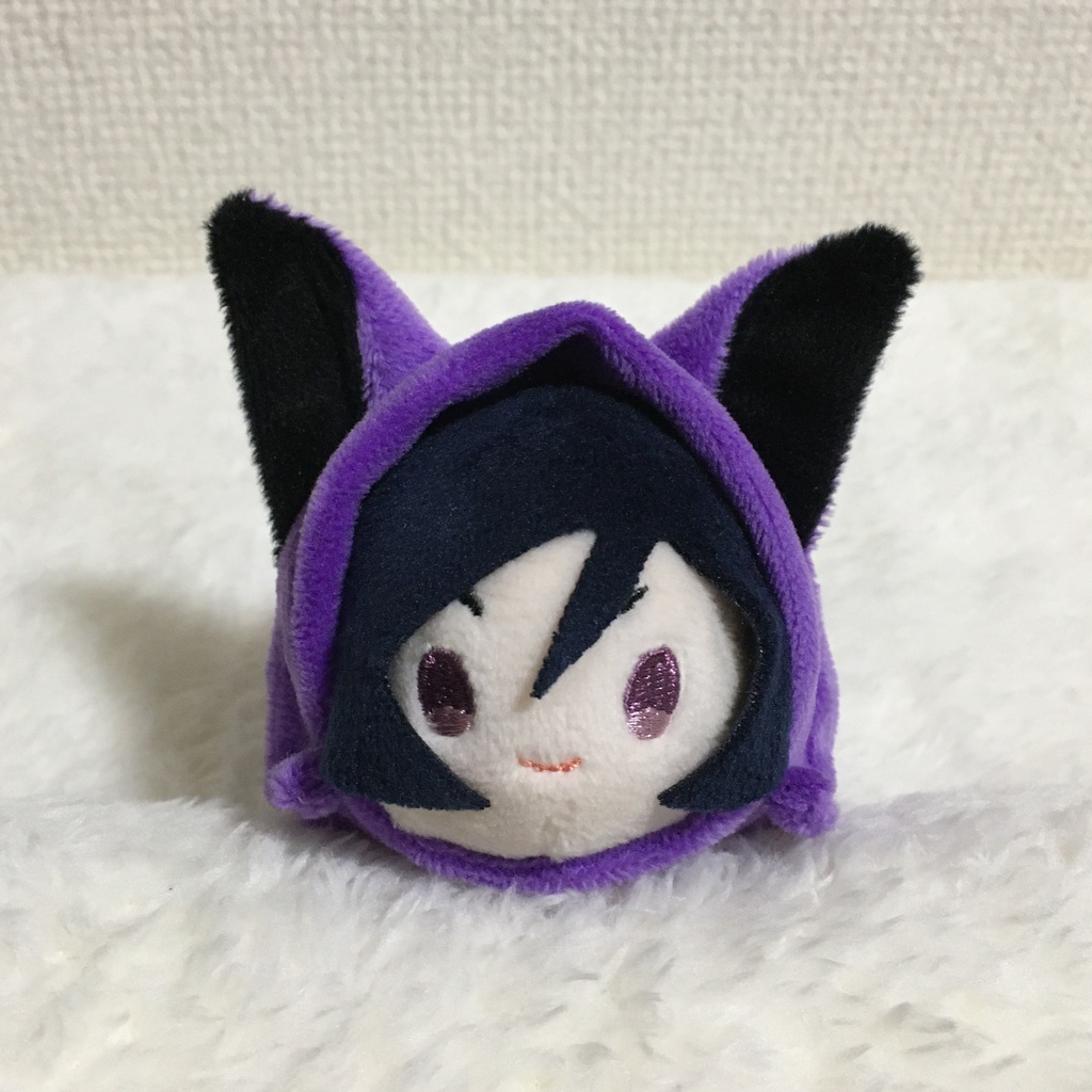 もちマス/もちころりん着ぐるみ きつね バイオレット&ブラック