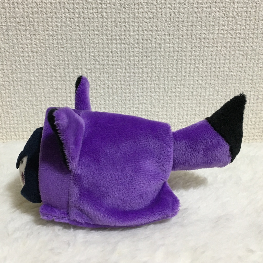 もちマス/もちころりん着ぐるみ きつね バイオレット&ブラック