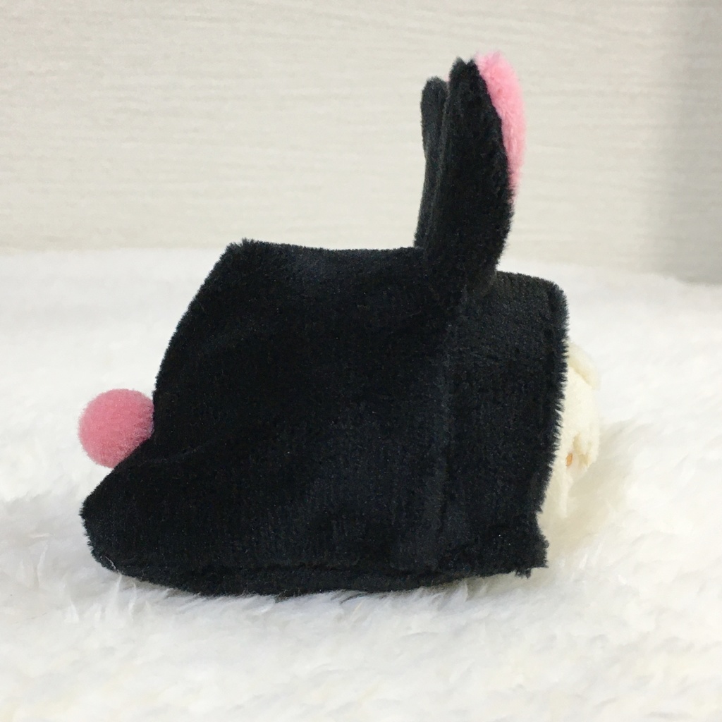 もちマスミニ着ぐるみ うさぎ ブラック&コーラルピンク