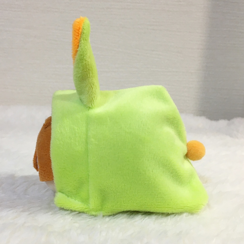 もちマス/もちころりん着ぐるみ うさぎ ライムグリーン&オレンジ