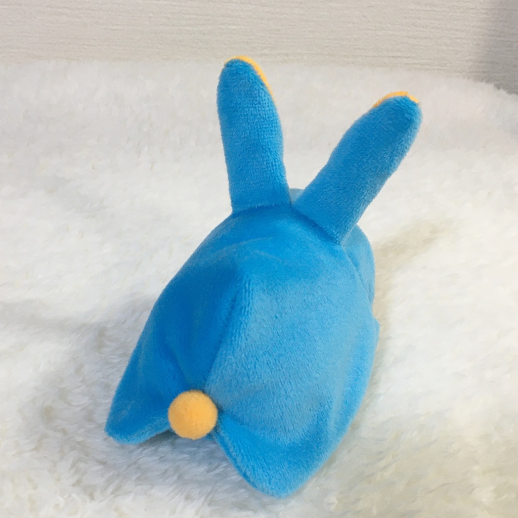 もちマス/もちころりん着ぐるみ うさぎ アクアブルー&オレンジ