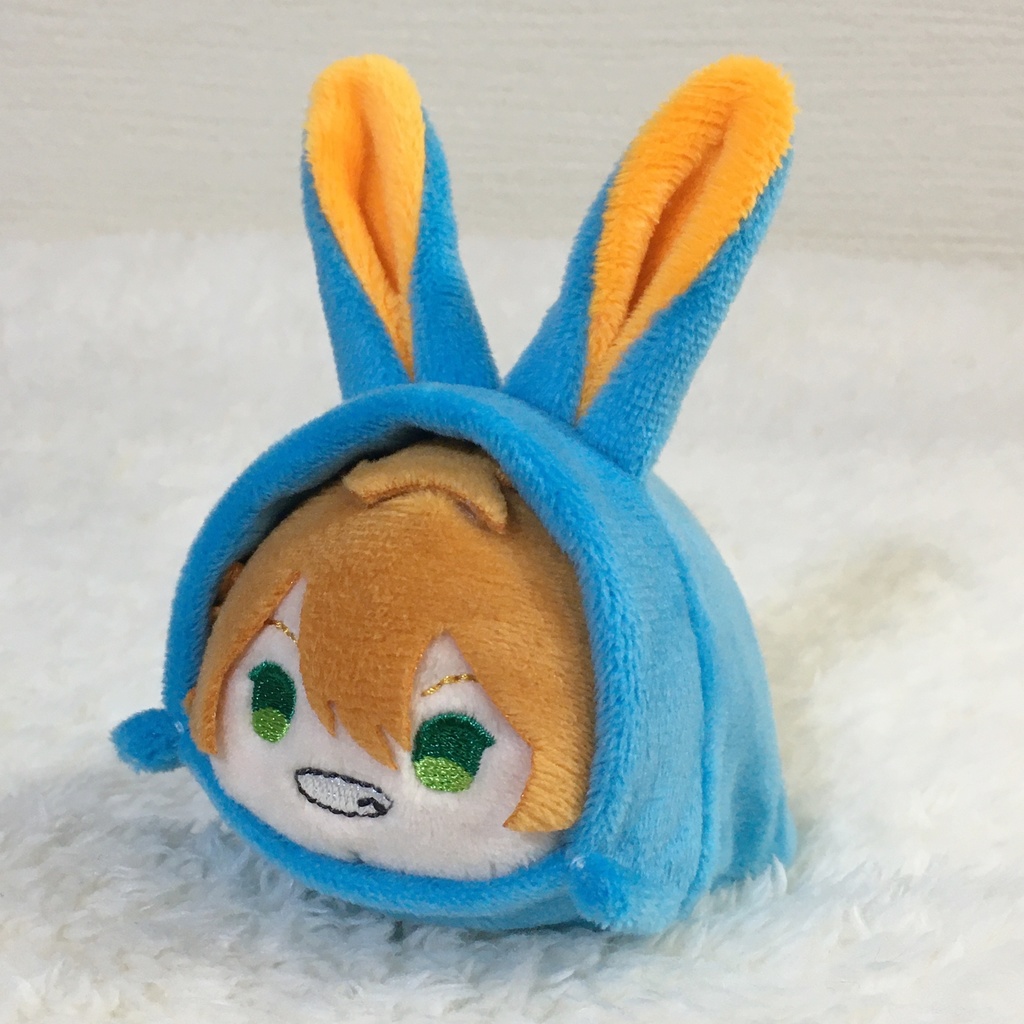 もちマス/もちころりん着ぐるみ うさぎ アクアブルー&オレンジ