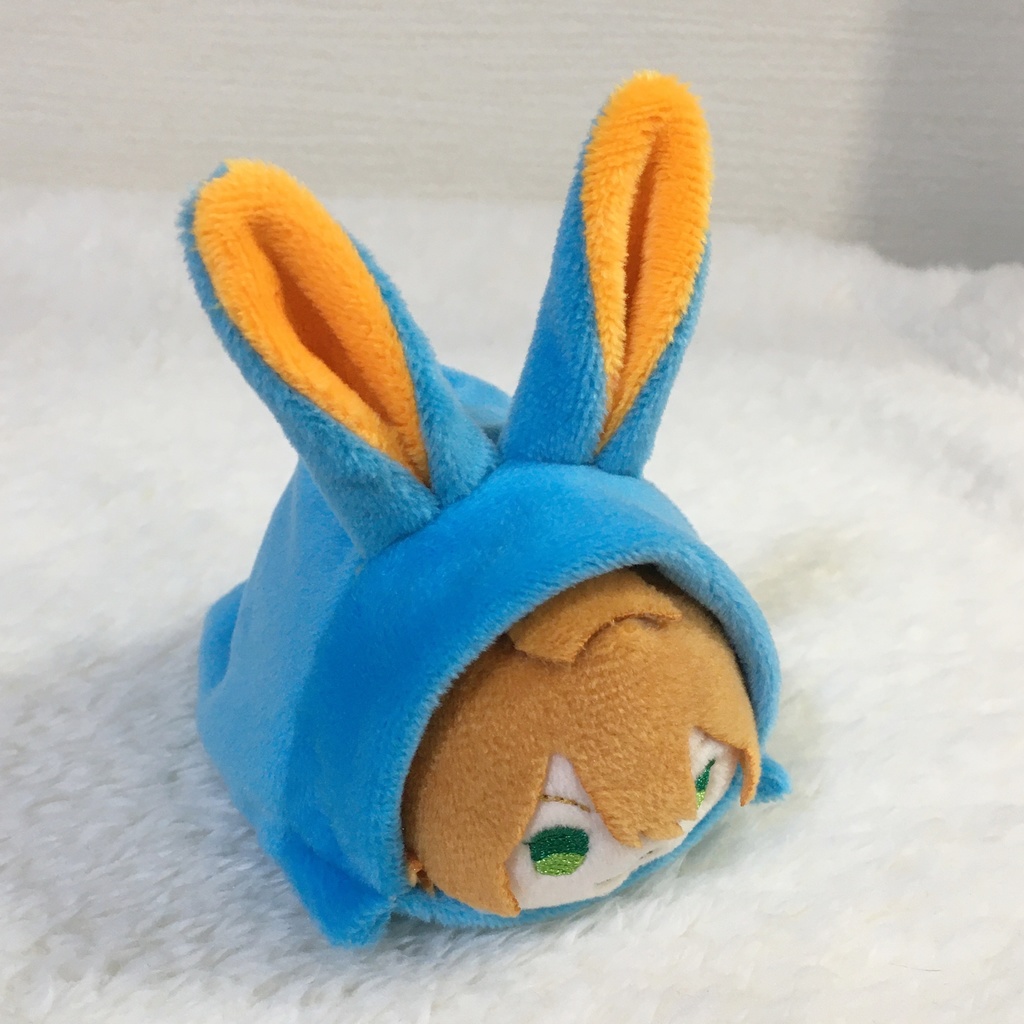 もちマス/もちころりん着ぐるみ うさぎ アクアブルー&オレンジ