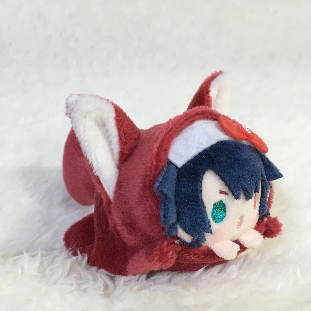 まめころりん着ぐるみ いぬ ワインレッド&ミルク