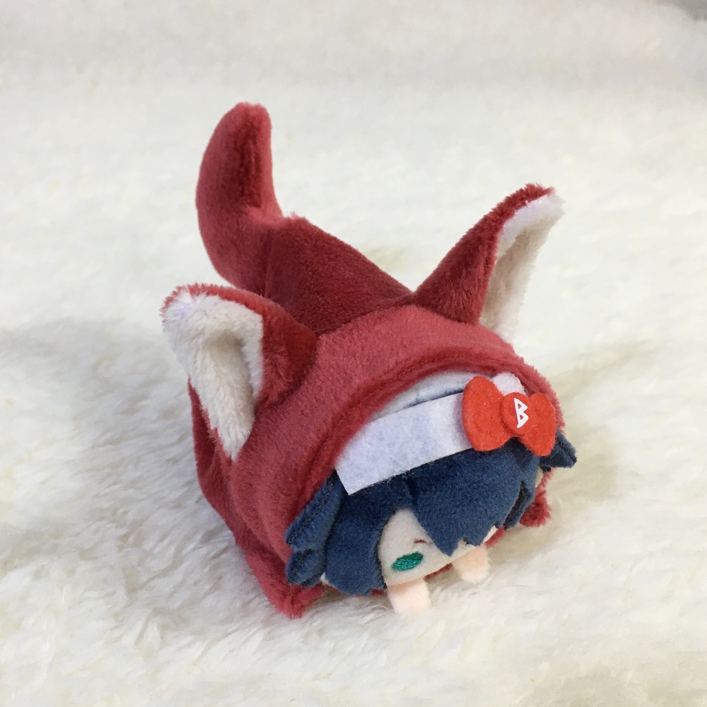 まめころりん着ぐるみ　いぬ　ワインレッド＆ミルク