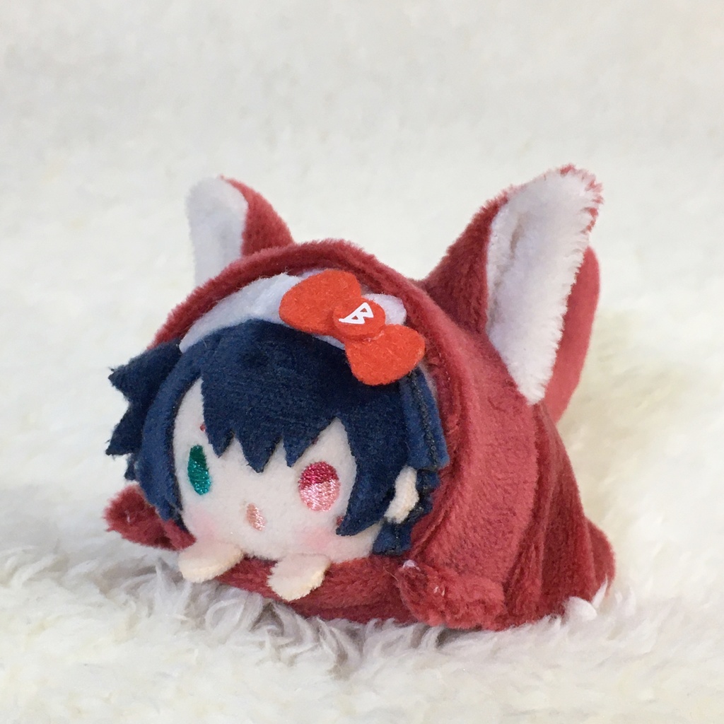 まめころりん着ぐるみ いぬ ワインレッド&ミルク