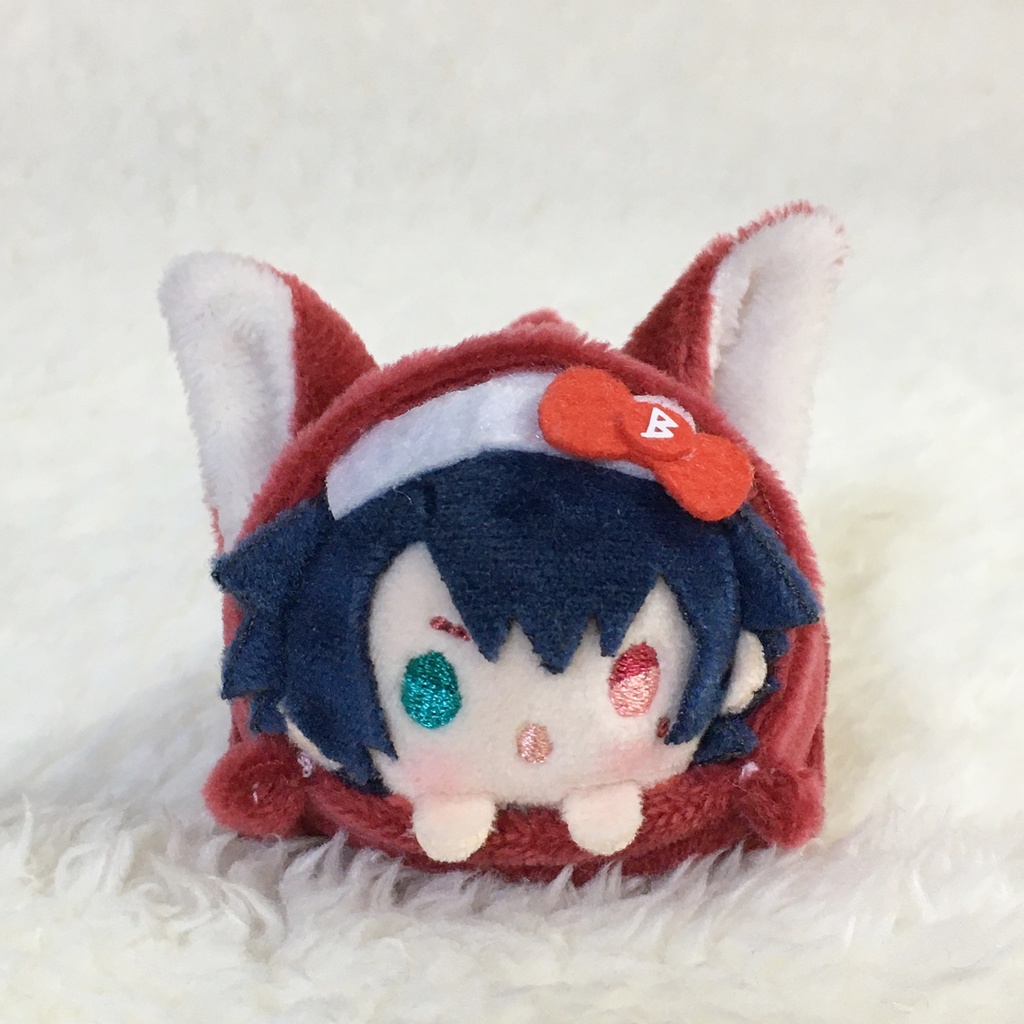 まめころりん着ぐるみ いぬ ワインレッド&ミルク