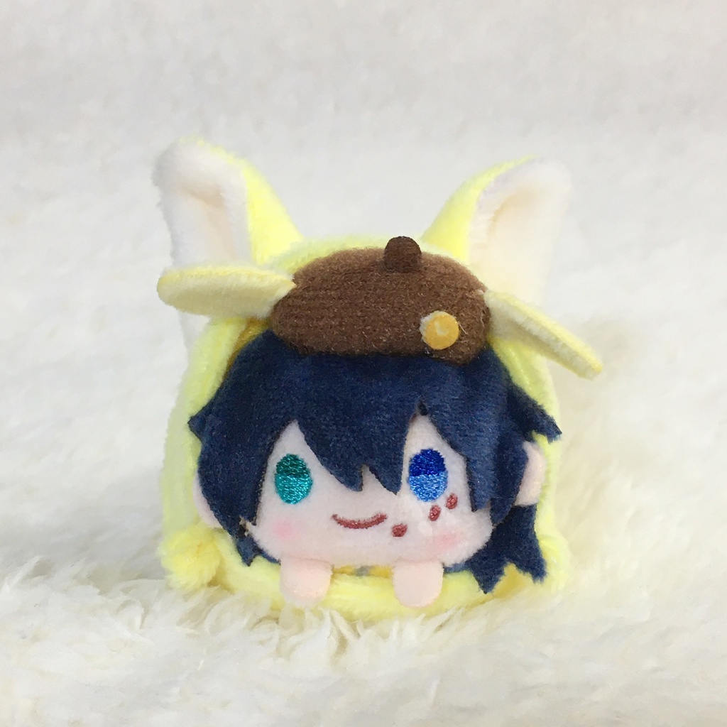 まめころりん着ぐるみ いぬ レモンイエロー&ミルク