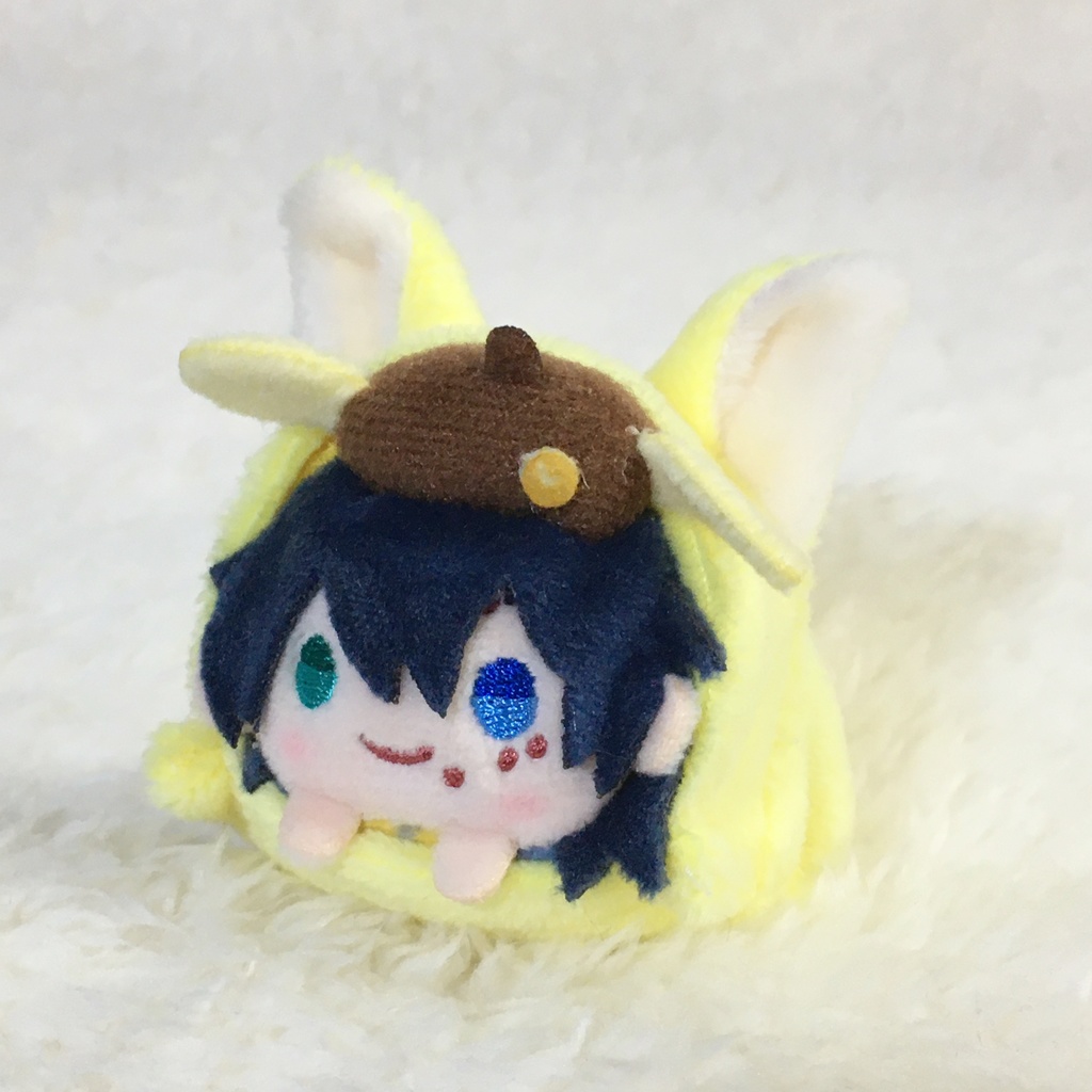 まめころりん着ぐるみ いぬ レモンイエロー&ミルク