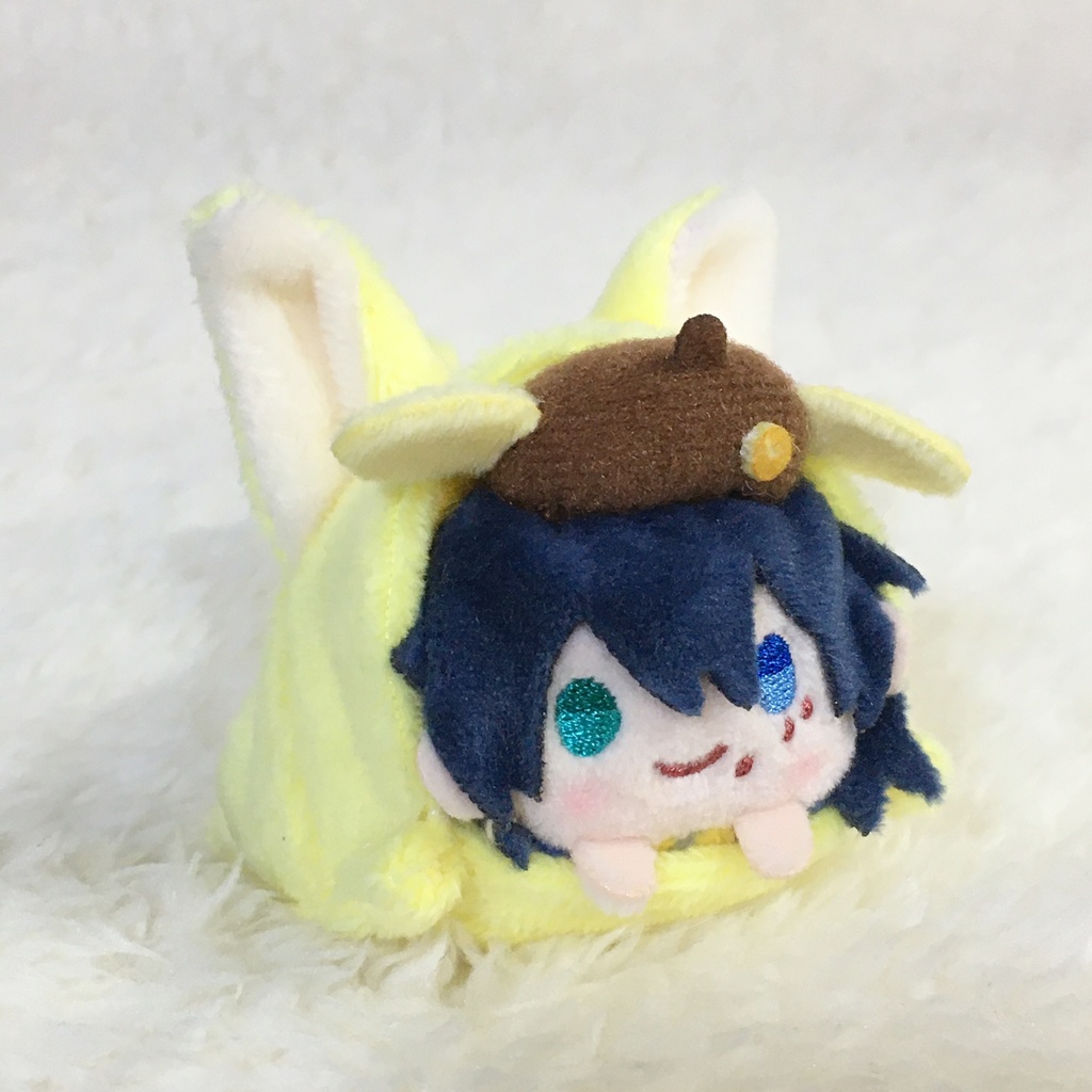 まめころりん着ぐるみ いぬ レモンイエロー&ミルク