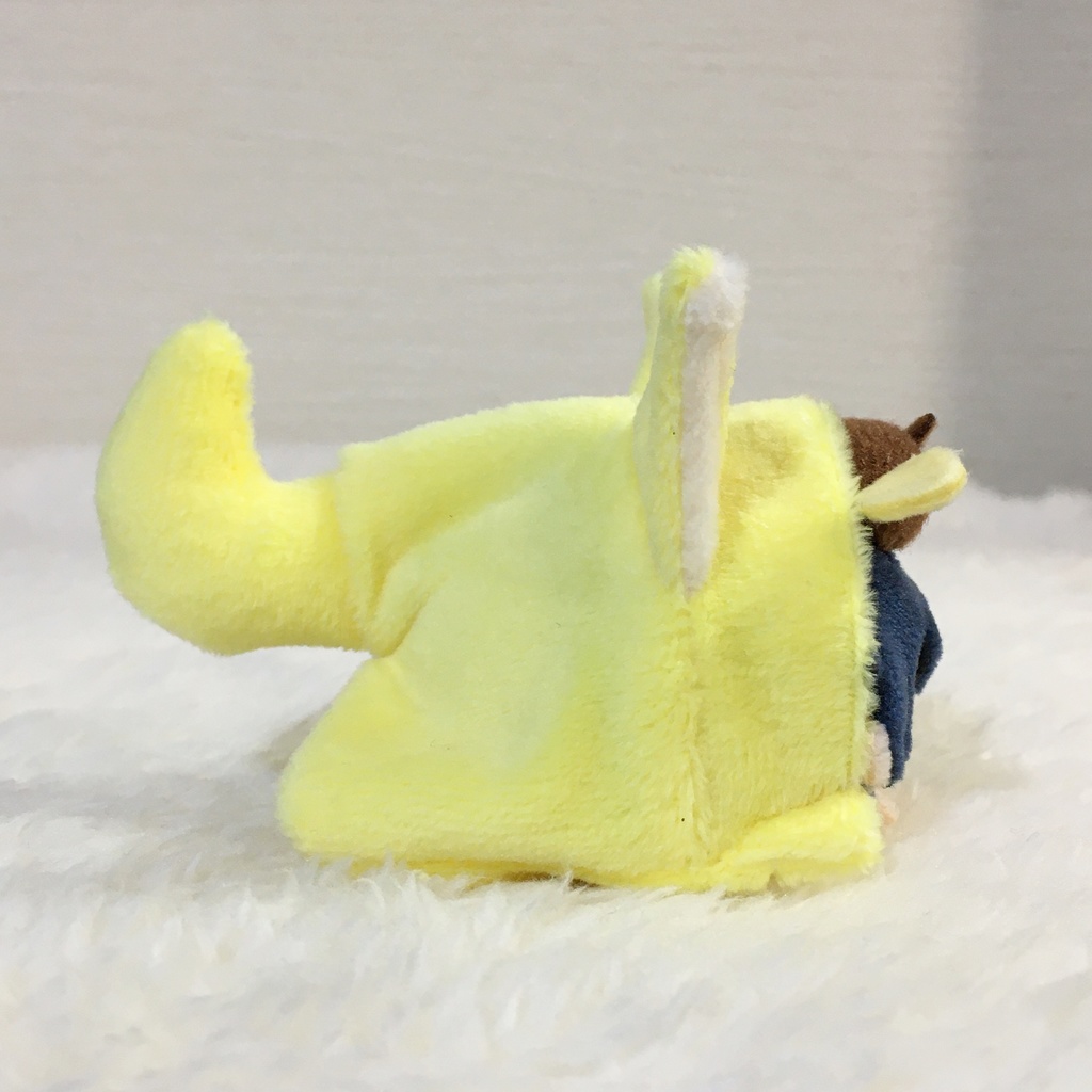 まめころりん着ぐるみ いぬ レモンイエロー&ミルク