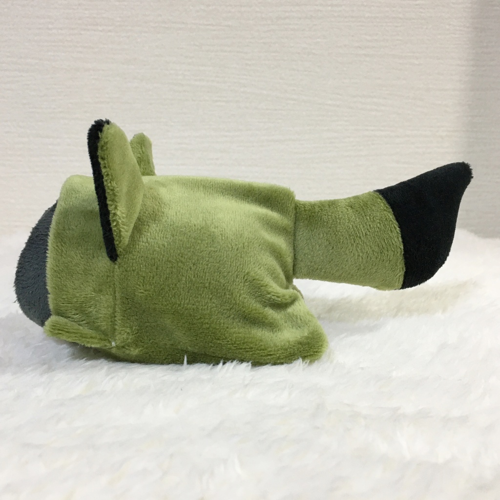 もちマス/もちころりん着ぐるみ きつね カーキ&ブラック