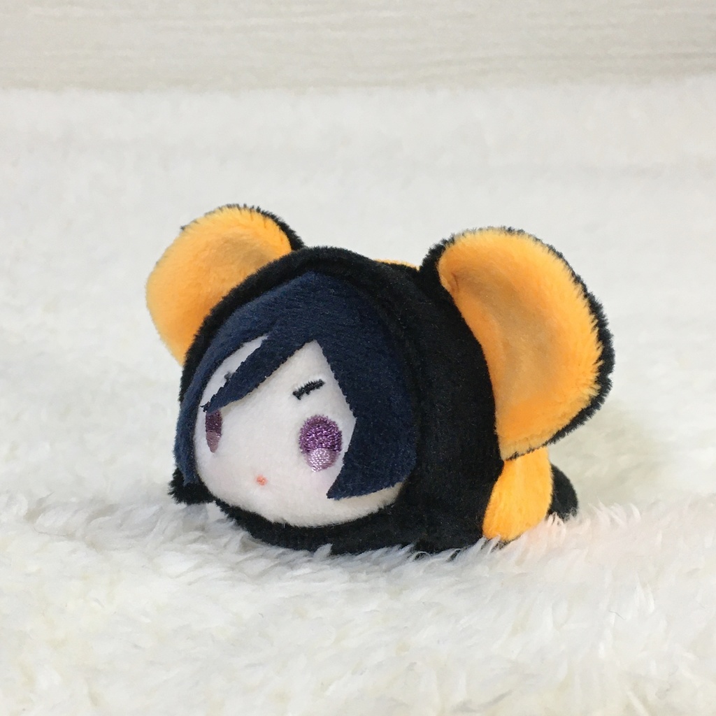 もちマスミニ着ぐるみ くま ブラック&オレンジ