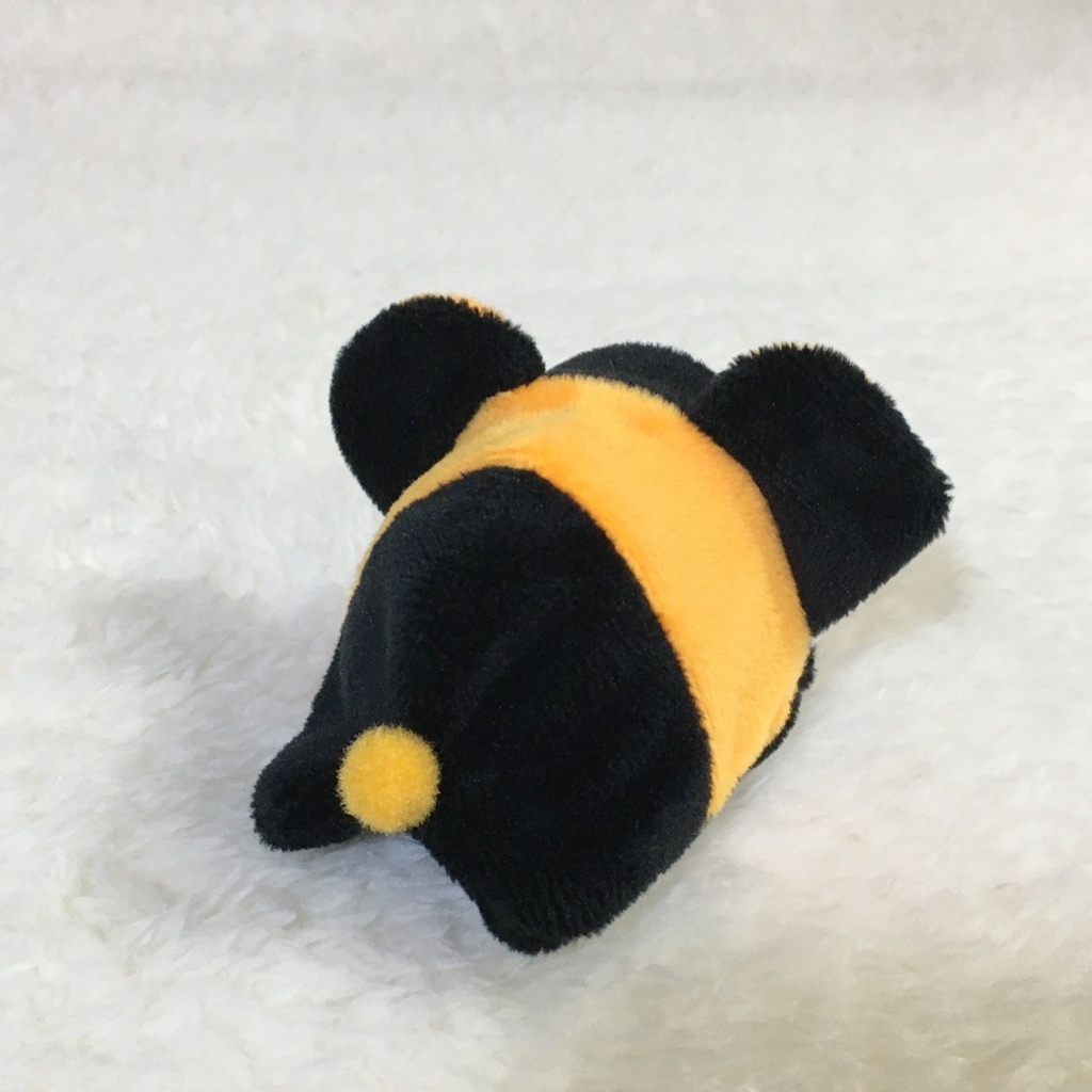 もちマスミニ着ぐるみ くま ブラック&オレンジ