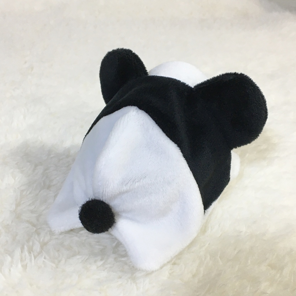 もちマス/もちころりん着ぐるみ パンダ ホワイト&ブラック