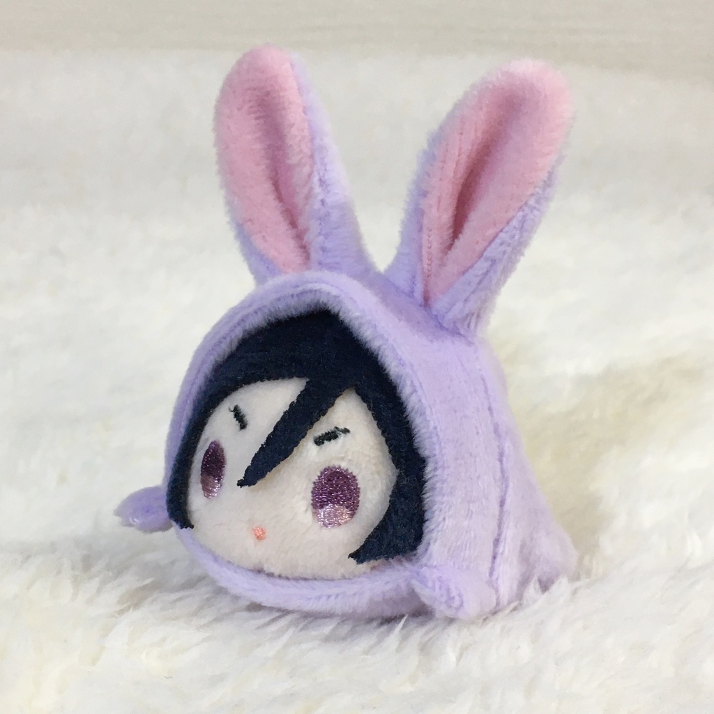 もちマスミニ着ぐるみ うさぎ ラベンダー&撫子色