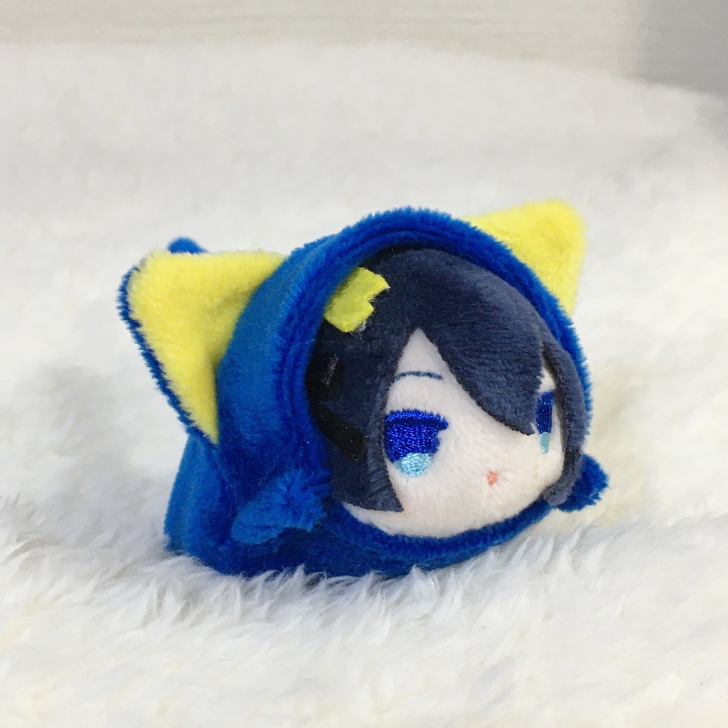 もちマスミニ着ぐるみ ねこ ブルー&イエロー