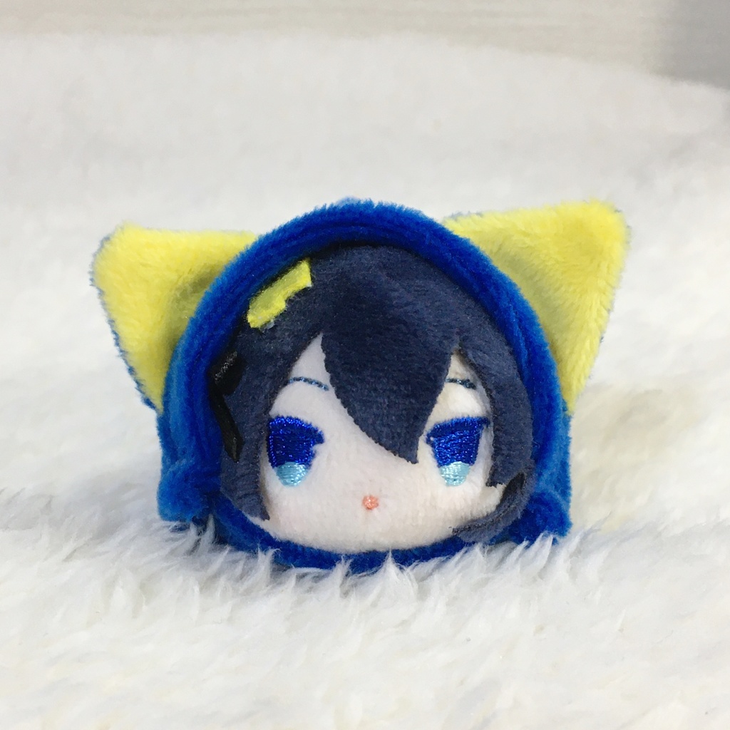 もちマスミニ着ぐるみ ねこ ブルー&イエロー