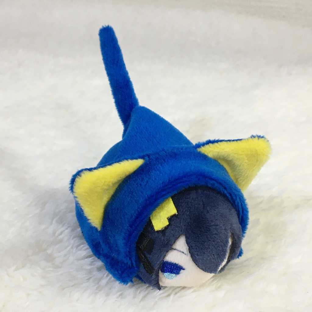 もちマスミニ着ぐるみ ねこ ブルー&イエロー