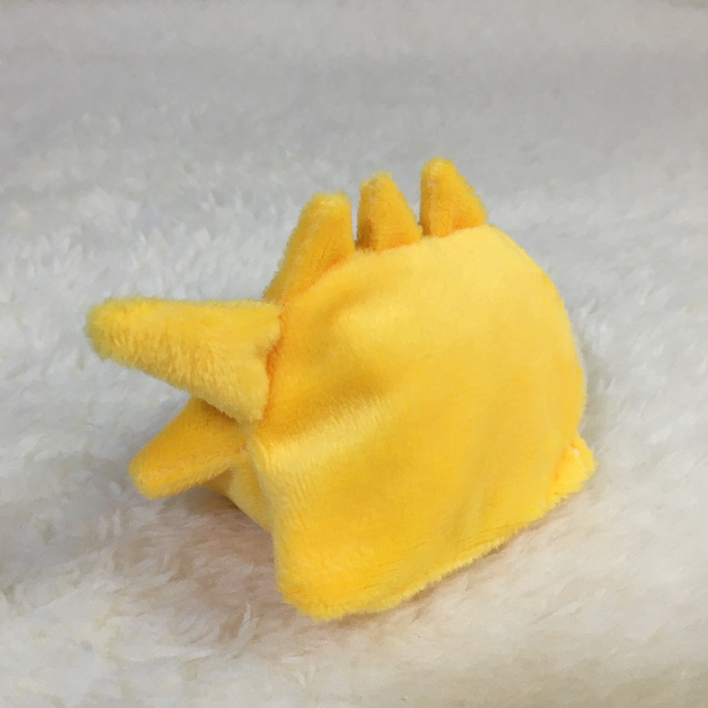 もちマスミニ着ぐるみ 恐竜 オレンジイエロー