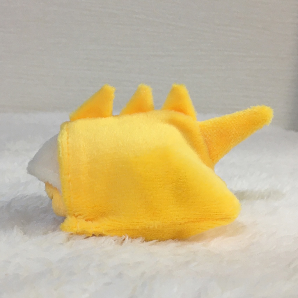 もちマスミニ着ぐるみ 恐竜 オレンジイエロー