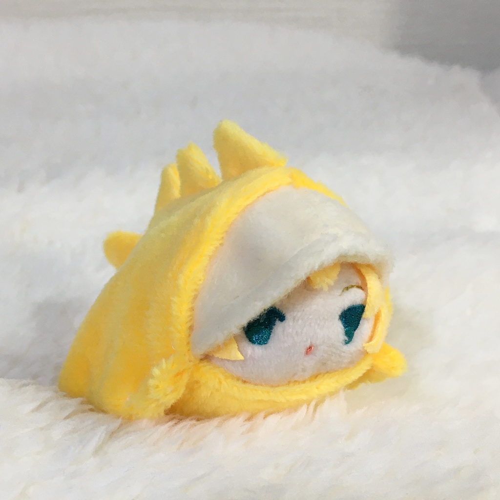 もちマスミニ着ぐるみ 恐竜 オレンジイエロー