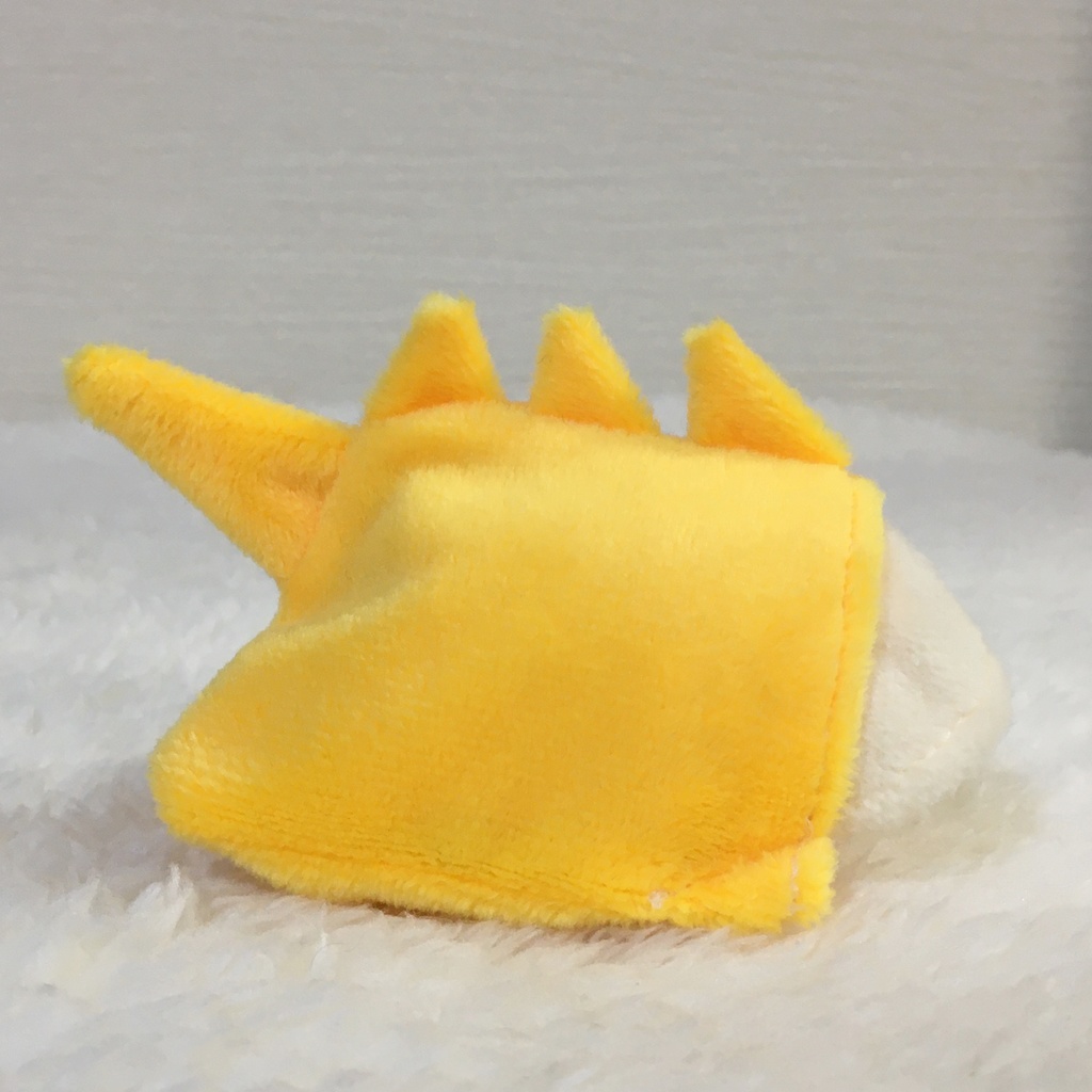 もちマスミニ着ぐるみ 恐竜 オレンジイエロー