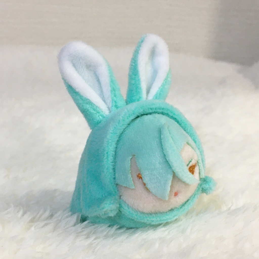 もちマスミニ着ぐるみ うさぎミントグリーン