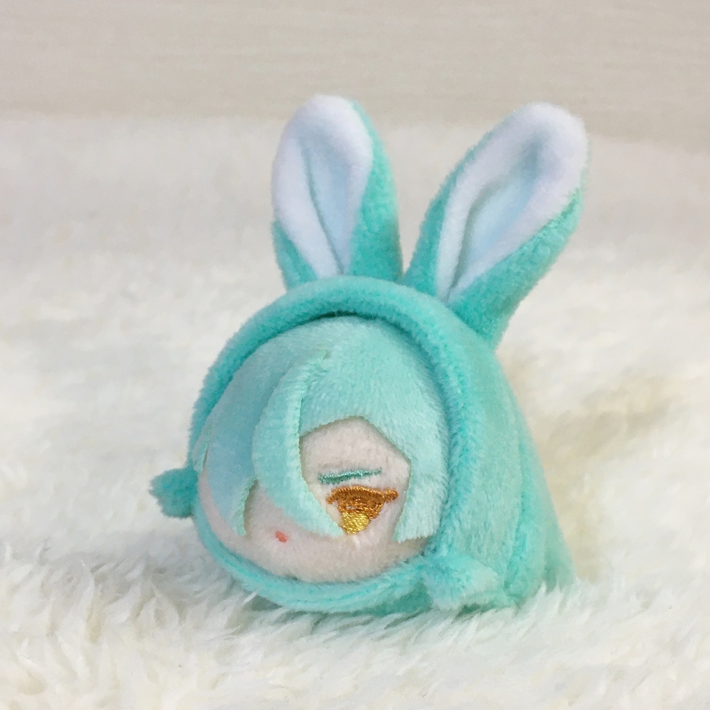 もちマスミニ着ぐるみ うさぎミントグリーン