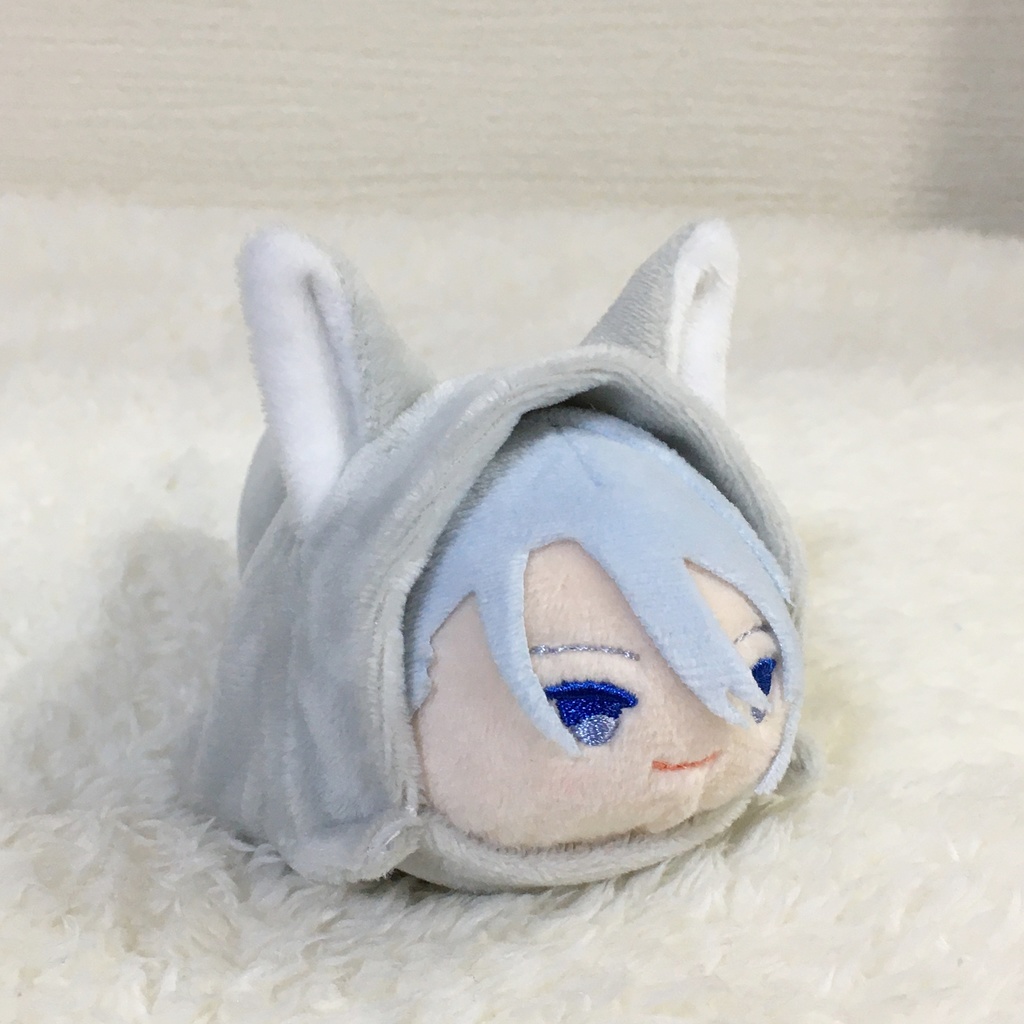 もちマス/もちころりん着ぐるみ おおかみ ライトグレー