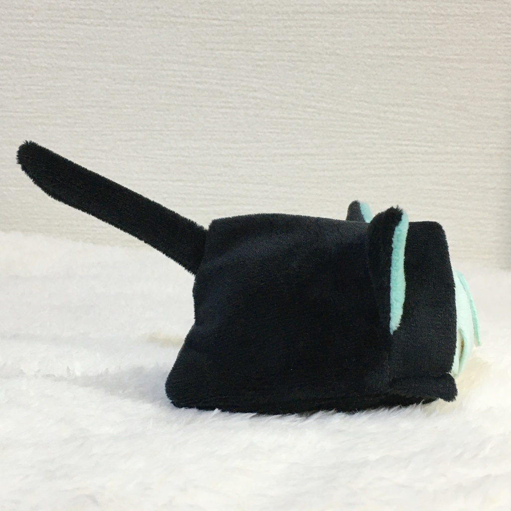 もちマス/もちころりん着ぐるみ ねこ ブラック&ミントグリーン