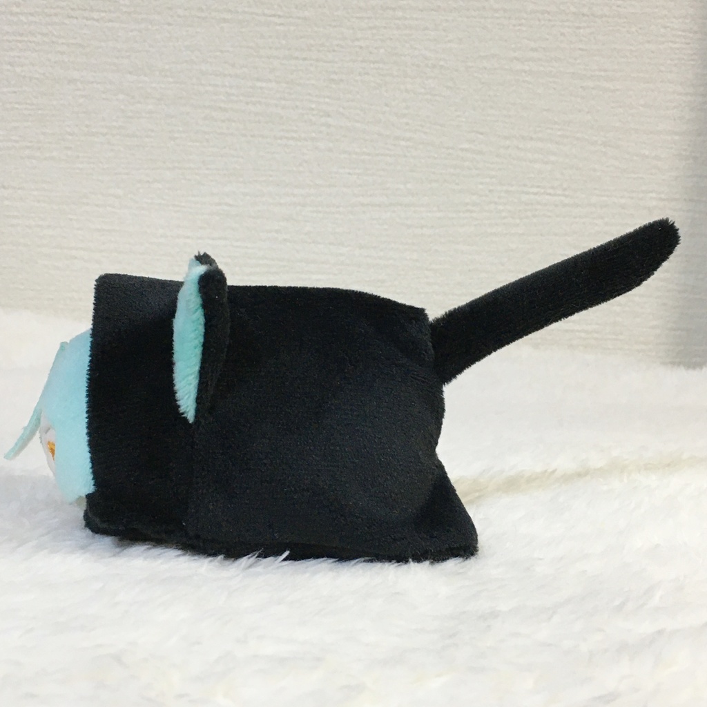 もちマス/もちころりん着ぐるみ ねこ ブラック&ミントグリーン