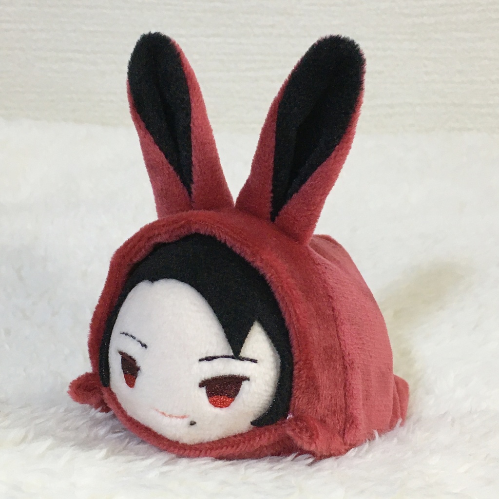 もちマス/もちころりん着ぐるみ うさぎ ワインレッド&ブラック