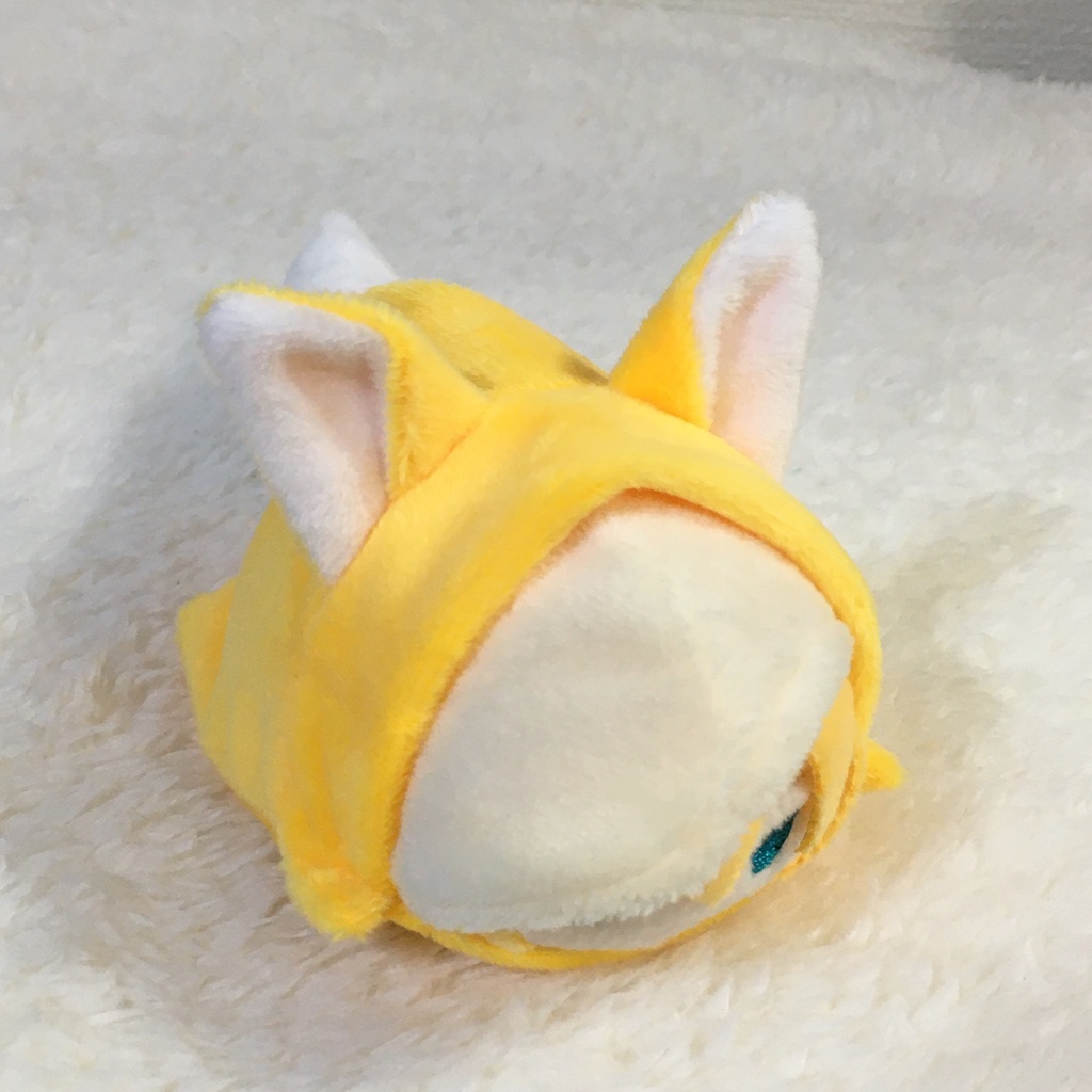 もちマス/もちころりん着ぐるみ きつね オレンジイエロー