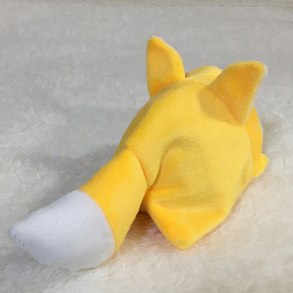 もちマス/もちころりん着ぐるみ きつね オレンジイエロー