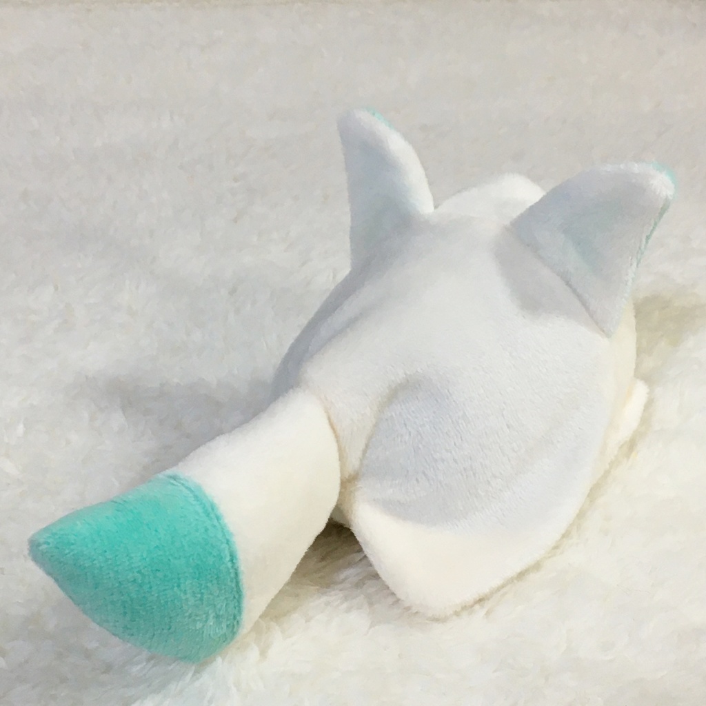 もちマス/もちころりん着ぐるみ きつね ミルク&ミントグリーン