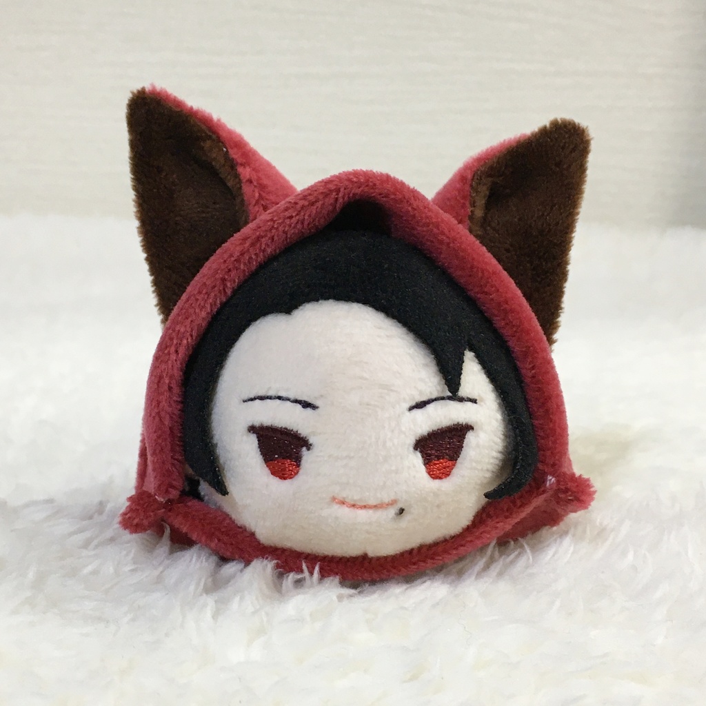 もちマス/もちころりん着ぐるみ きつね ワインレッド&ブラウン