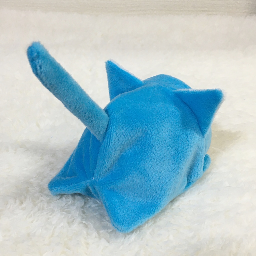 もちマス/もちころりん着ぐるみ ねこ アクアブルー&ベビーブルー