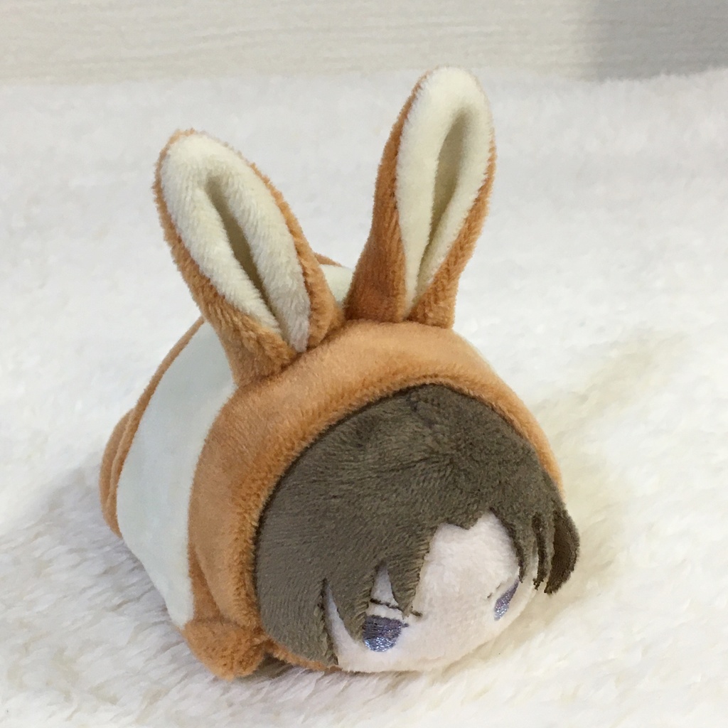 もちマス/もちころりん着ぐるみ うさぎ ライトブラウン&ミルク