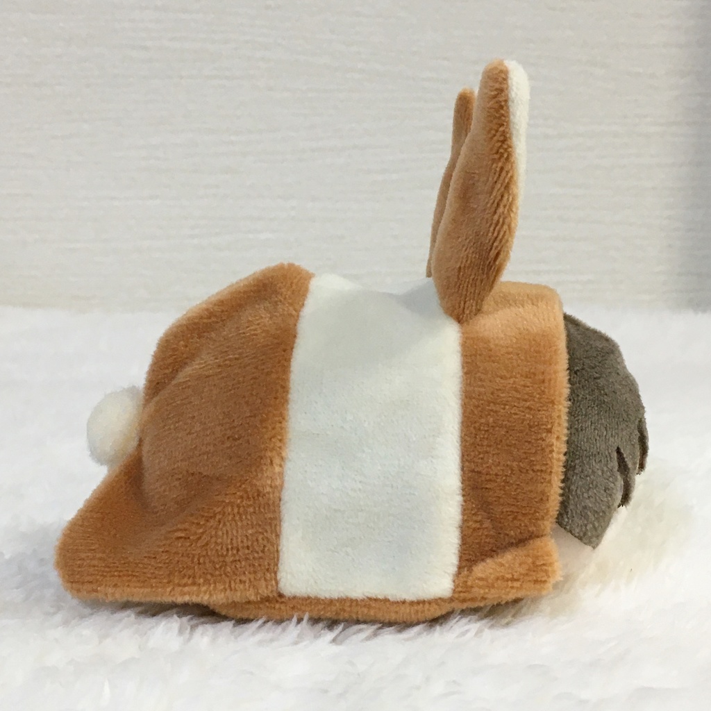 もちマス/もちころりん着ぐるみ うさぎ ライトブラウン&ミルク