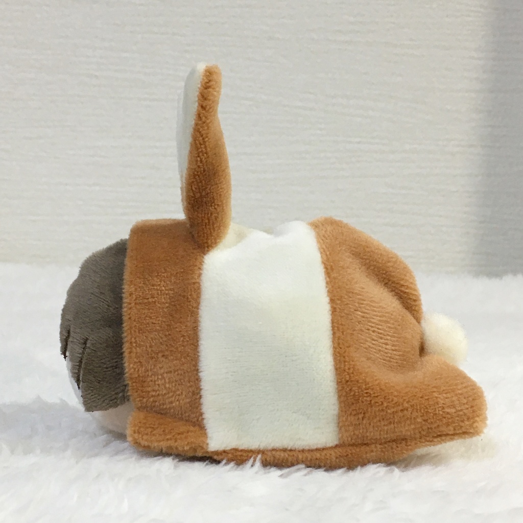 もちマス/もちころりん着ぐるみ うさぎ ライトブラウン&ミルク