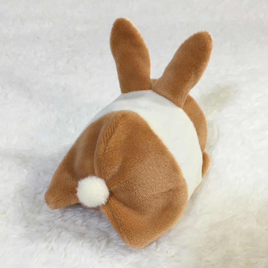 もちマス/もちころりん着ぐるみ うさぎ ライトブラウン&ミルク