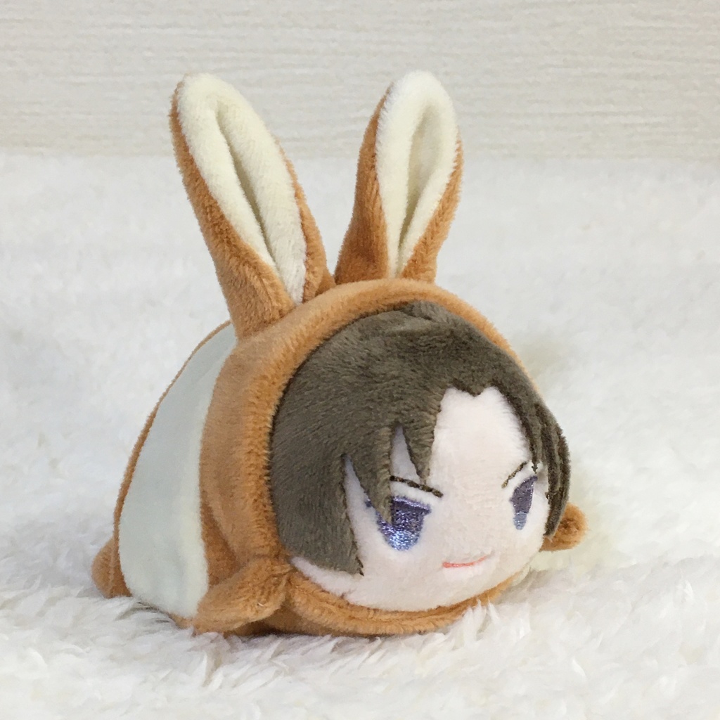 もちマス/もちころりん着ぐるみ うさぎ ライトブラウン&ミルク