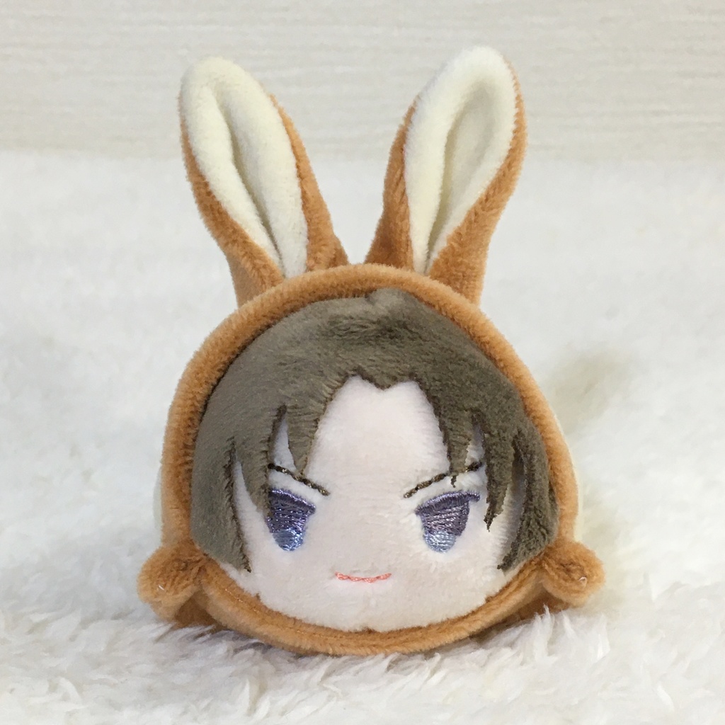 もちマス/もちころりん着ぐるみ うさぎ ライトブラウン&ミルク