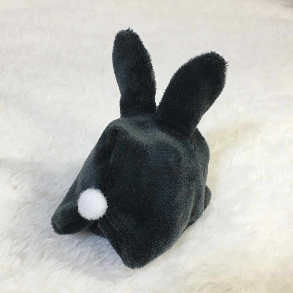 もちマスミニ着ぐるみ うさぎ ランプブラック