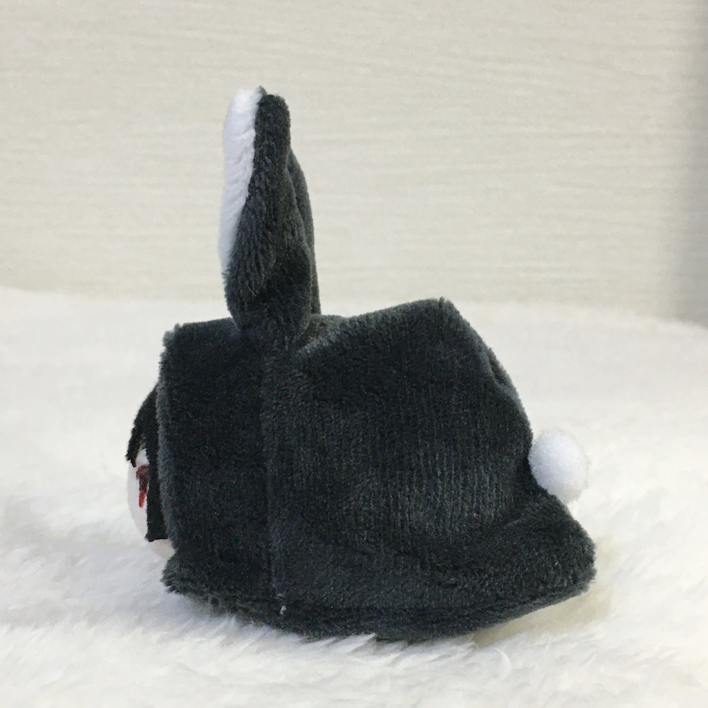 もちマスミニ着ぐるみ うさぎ ランプブラック