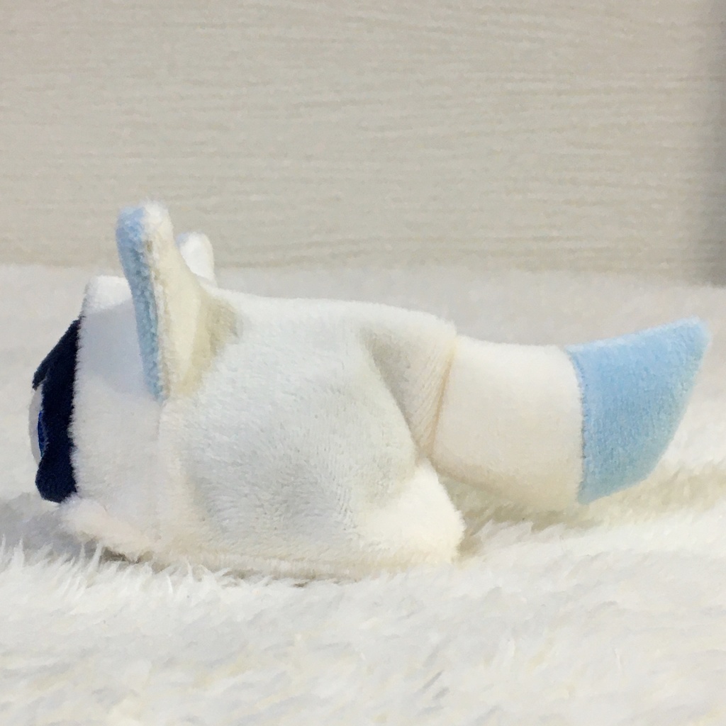 もちマスミニ着ぐるみ きつね ミルク&ベビーブルー