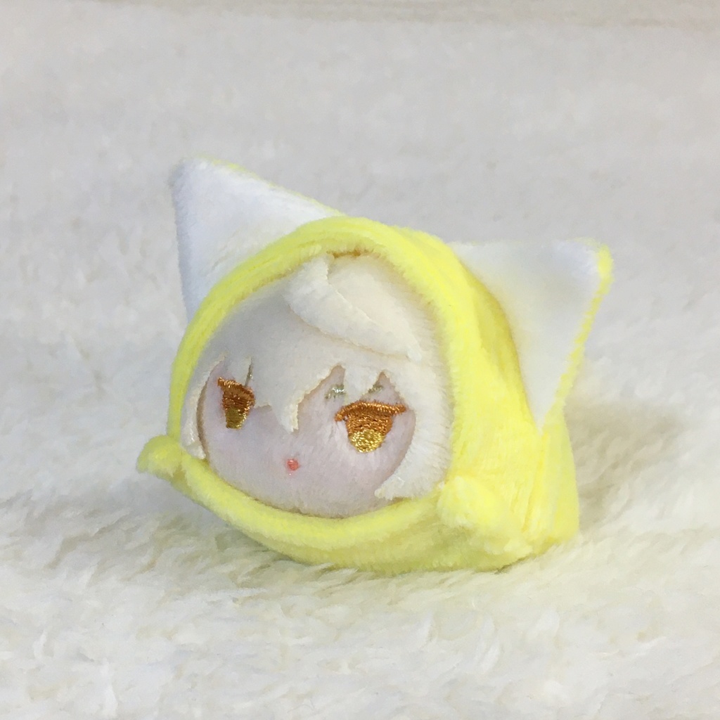 もちマスミニ着ぐるみ ねこ レモンイエロー